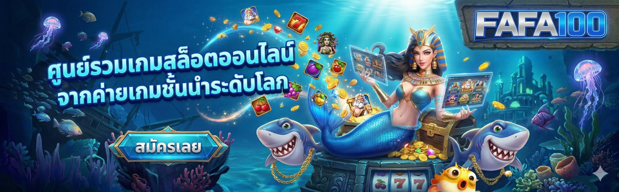 FAFA100-ศูนย์รวมเกมสล็อตออนไลน์จากค่ายเกมชั้นนำระดับโลก