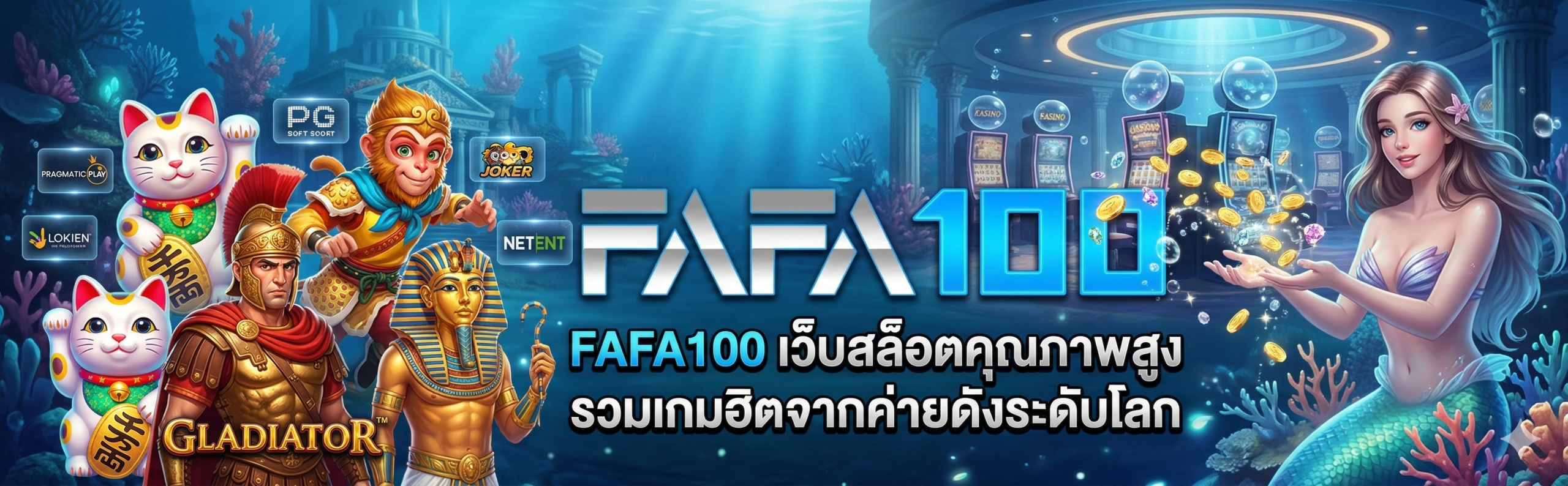 FAFA100-เว็บสล็อตคุณภาพสูง รวมเกมฮิตจากค่ายดังระดับโลก